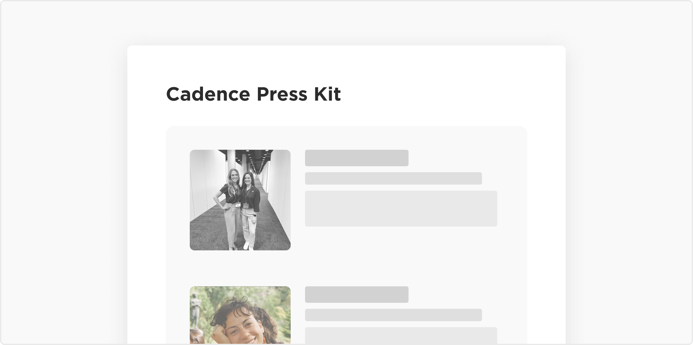 Cadence Press Kit