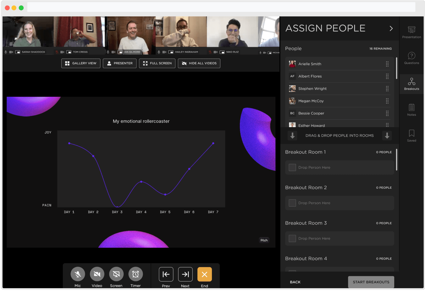 SPEAKER & MODERATOR CONTROLS Image